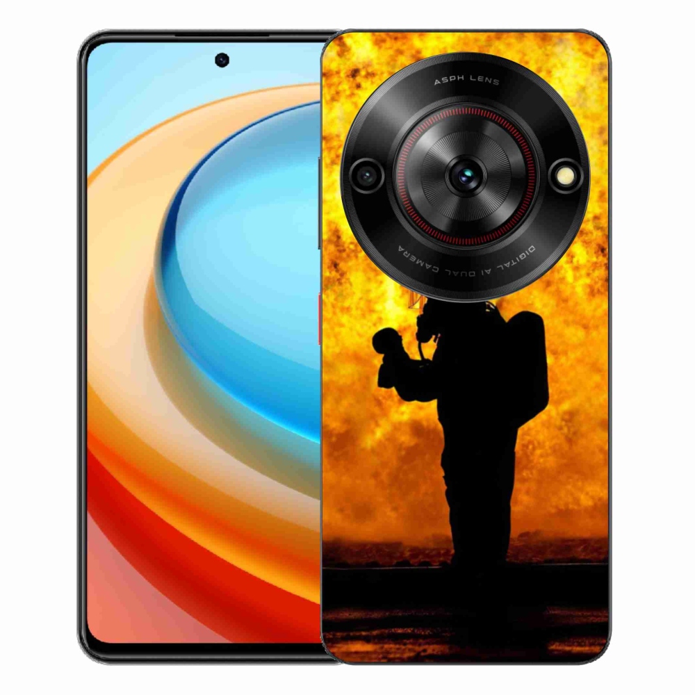 Gélový kryt mmCase na ZTE Blade A75 - hasič