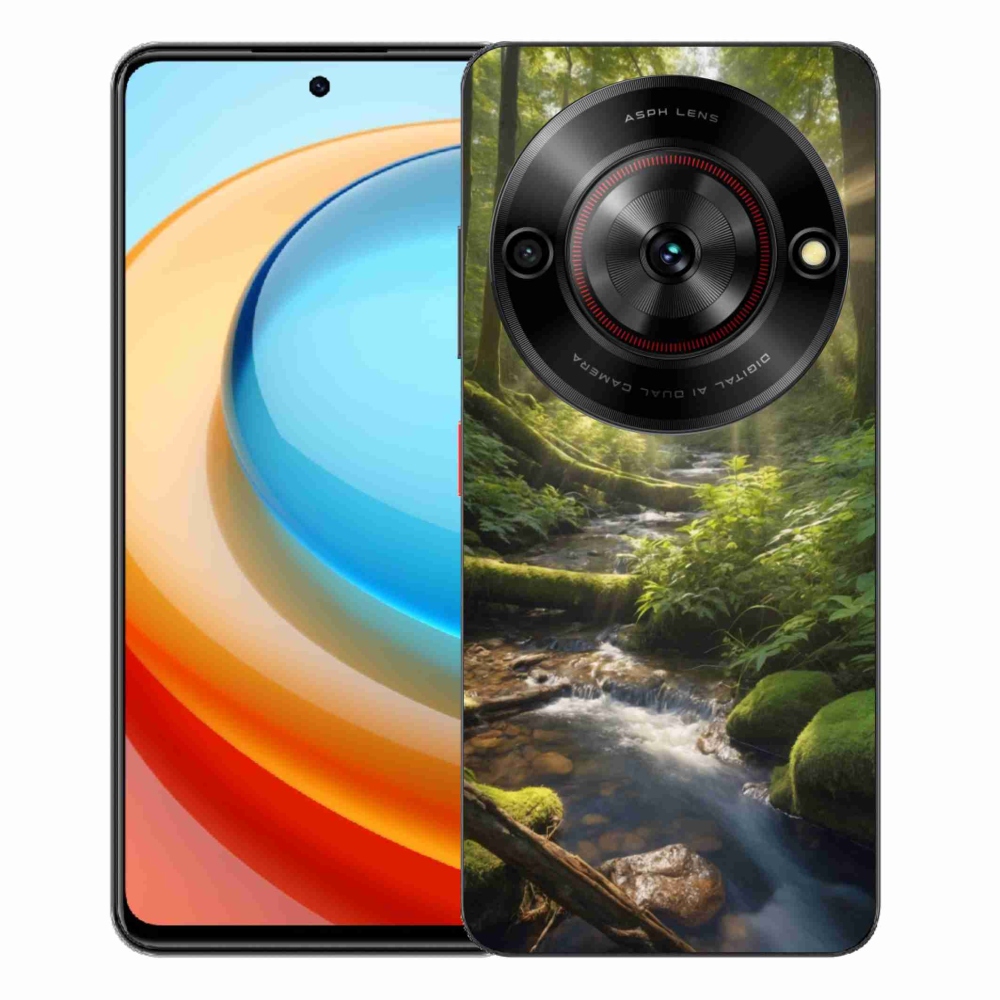 Gélový kryt mmCase na ZTE Blade A75 - hlbina lesa