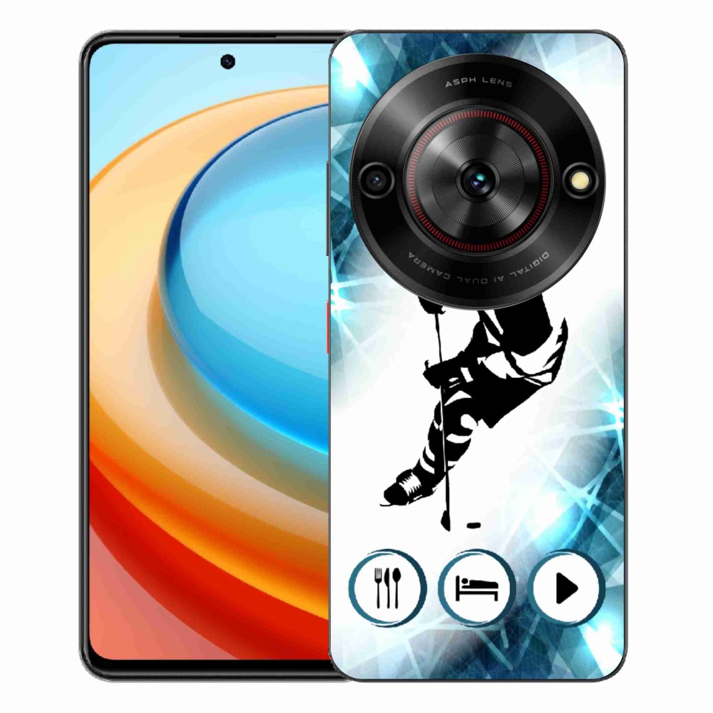 Gélový kryt mmCase na ZTE Blade A75 - hokej 1