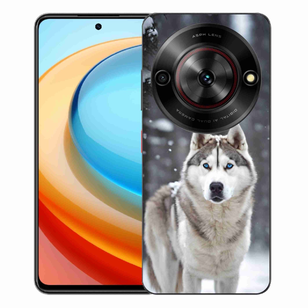 Gélový kryt mmCase na ZTE Blade A75 - husky 2