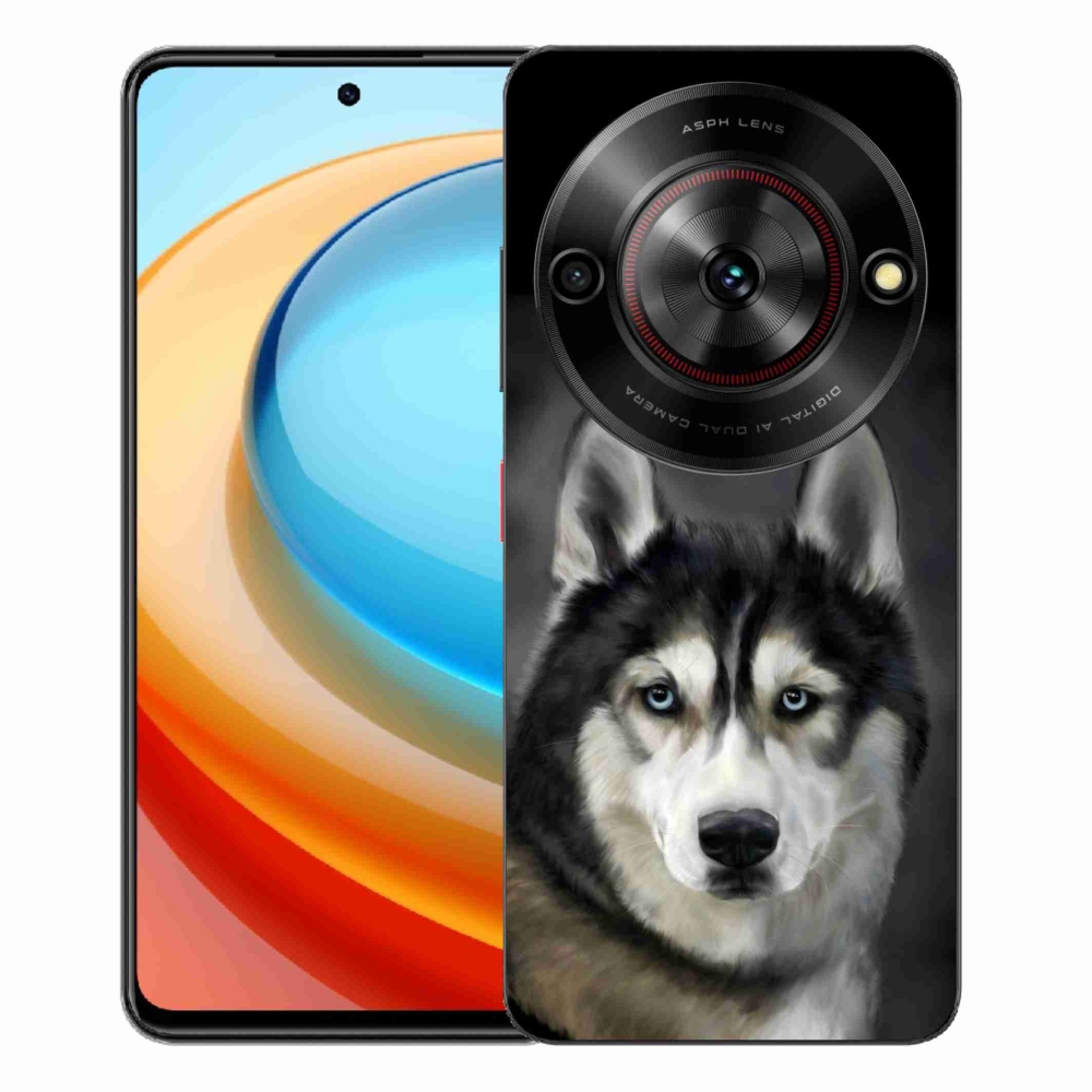 Gélový kryt mmCase na ZTE Blade A75 - husky