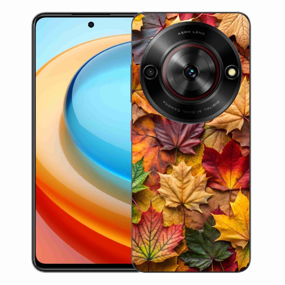 Gélový kryt mmCase na ZTE Blade A75 - javorové listy 2