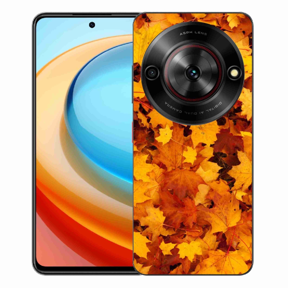 Gélový kryt mmCase na ZTE Blade A75 - javorové listy