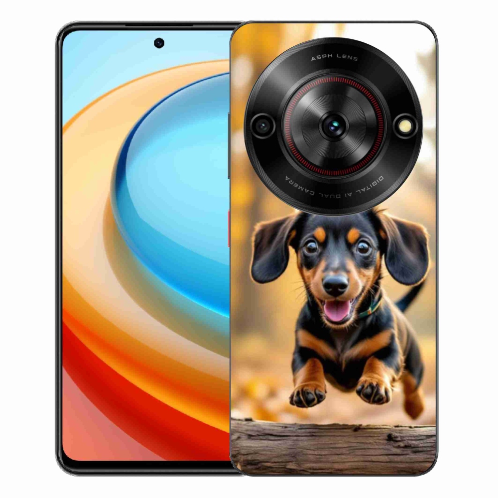 Gélový kryt mmCase na ZTE Blade A75 - jazvečík 2