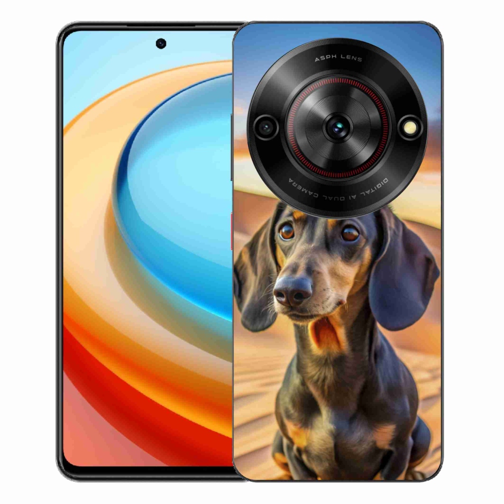 Gélový kryt mmCase na ZTE Blade A75 - jazvečík 3