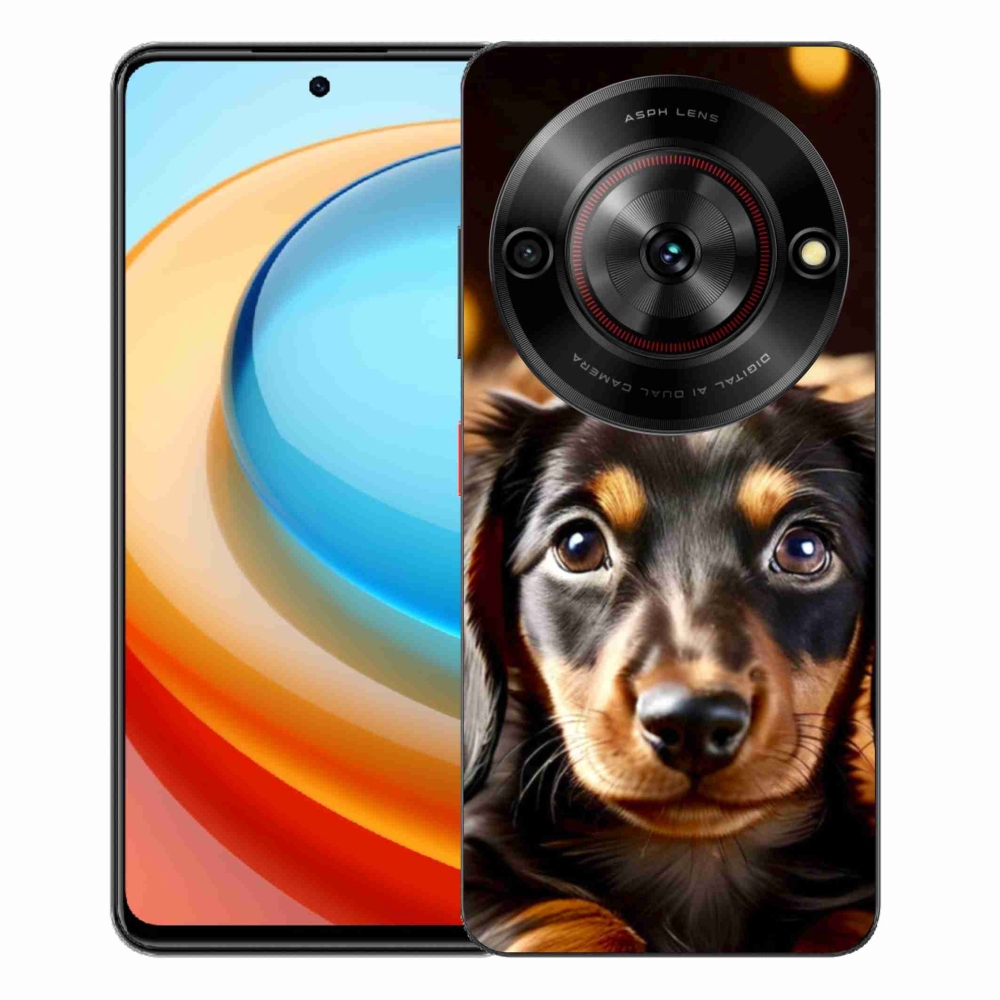 Gélový kryt mmCase na ZTE Blade A75 - jazvečík