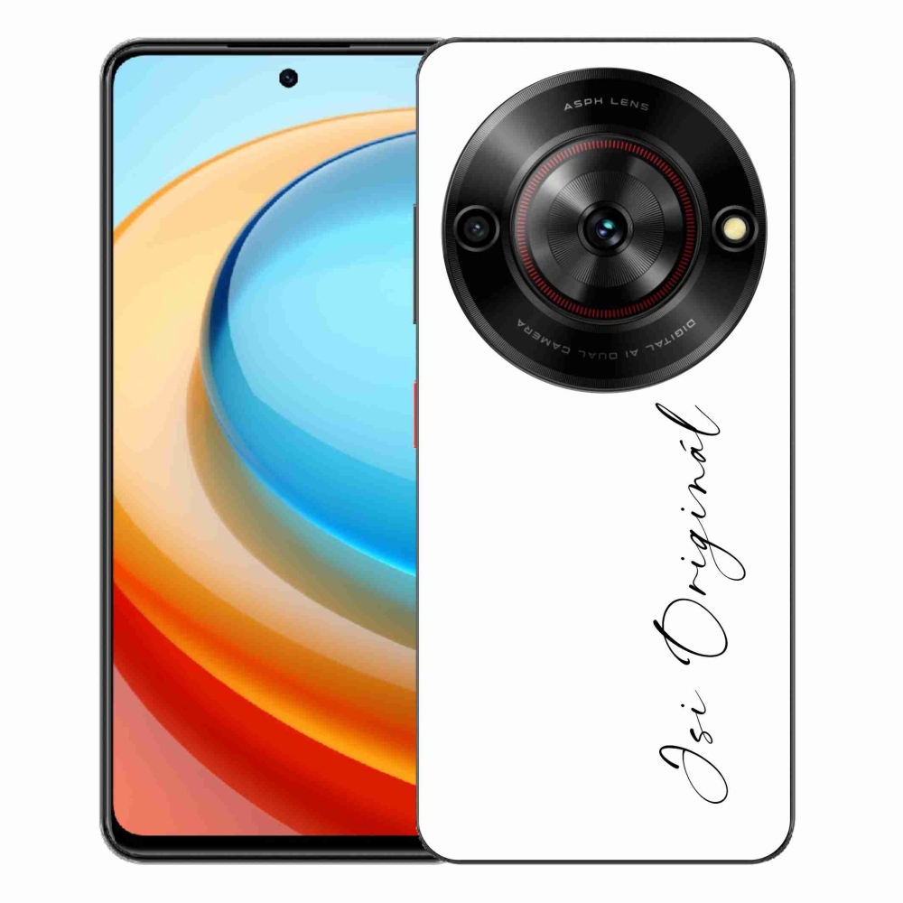 Gélový kryt mmCase na ZTE Blade A75 - si originál biele pozadie
