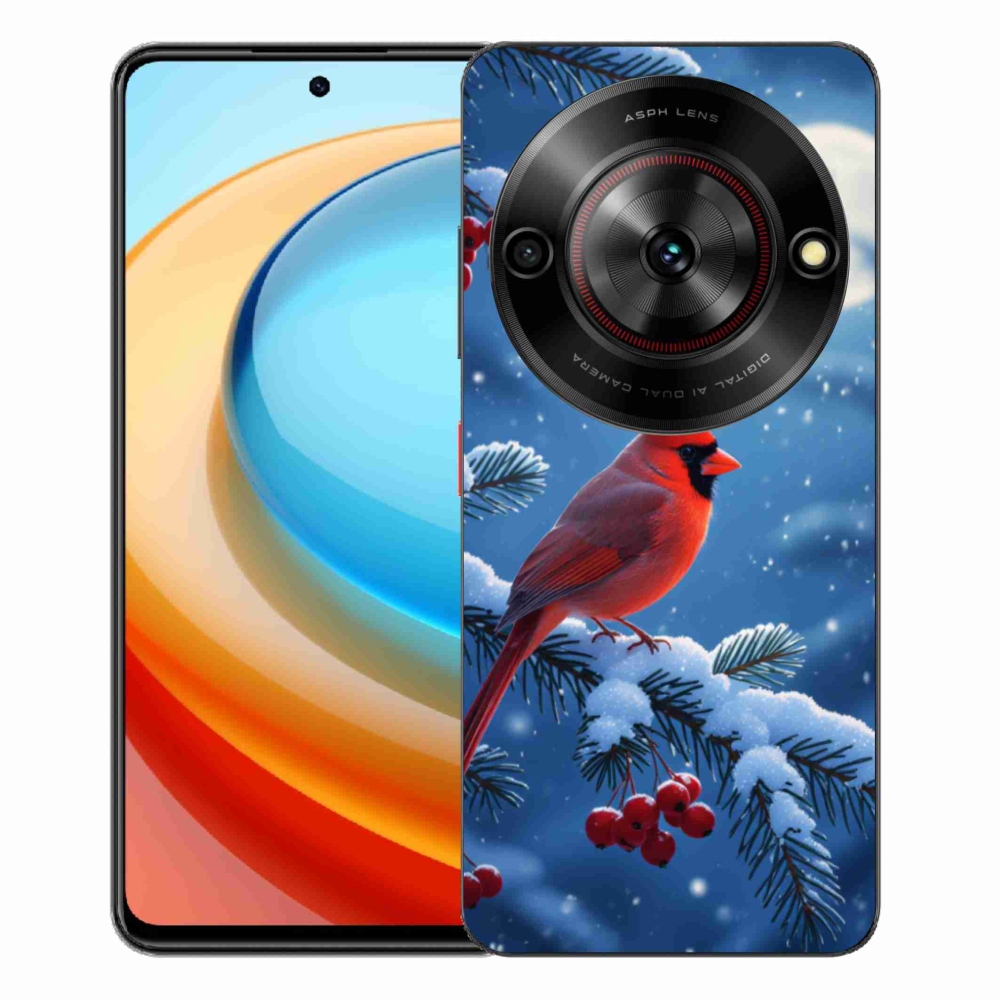 Gélový kryt mmCase na ZTE Blade A75 - kardinál červený