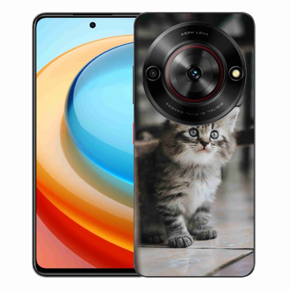 Gélový kryt mmCase na ZTE Blade A75 - mačiatko