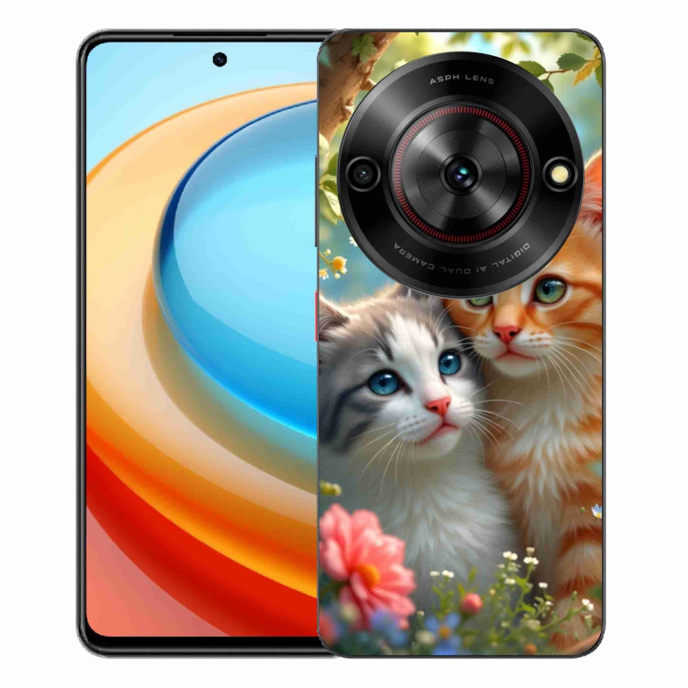 Gélový kryt mmCase na ZTE Blade A75 - mačacia láska 2