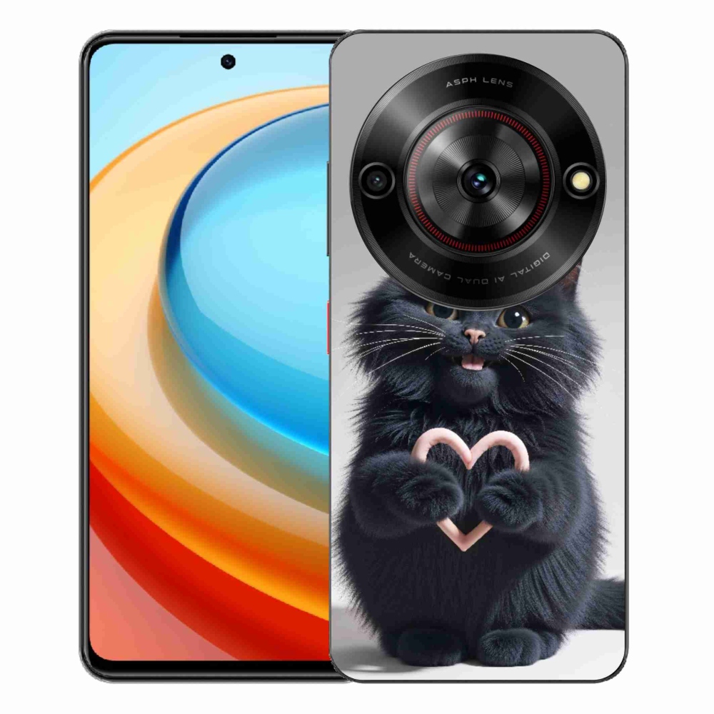 Gélový kryt mmCase na ZTE Blade A75 - mačacia láska 3