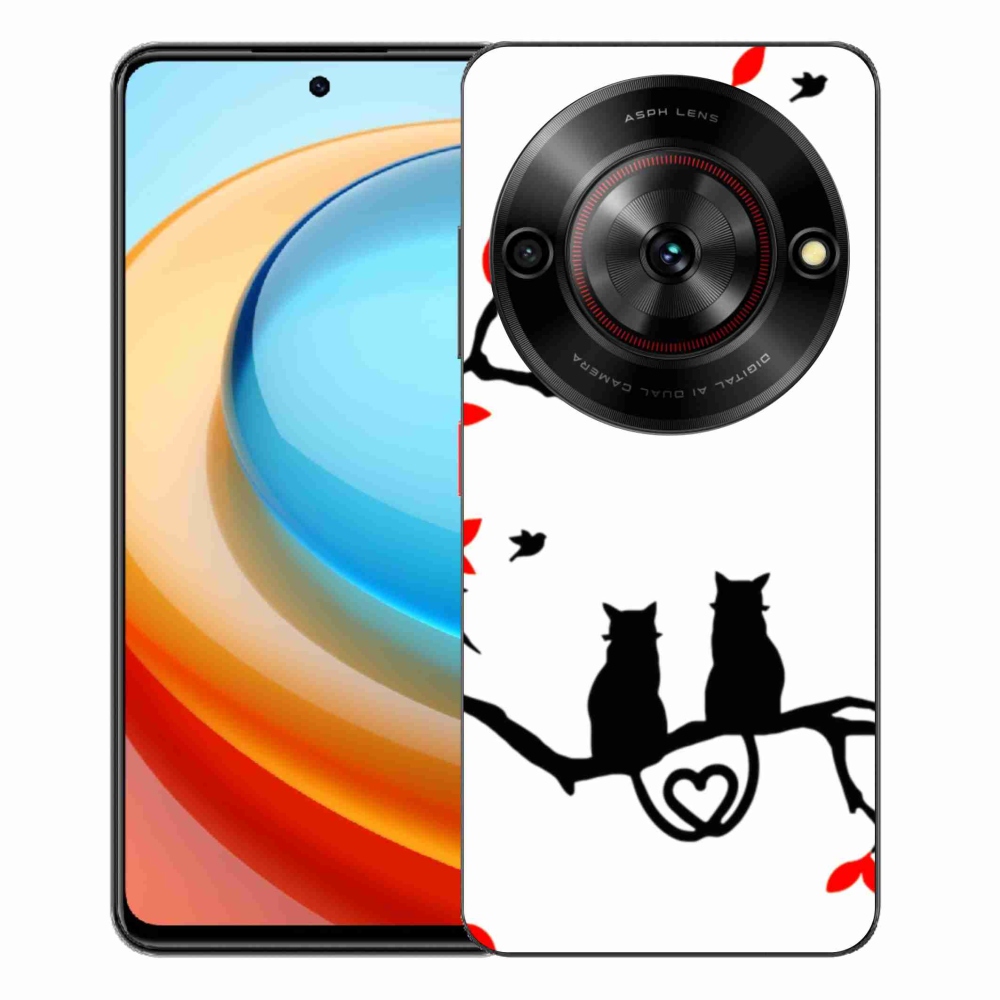 Gélový kryt mmCase na ZTE Blade A75 - mačacia láska