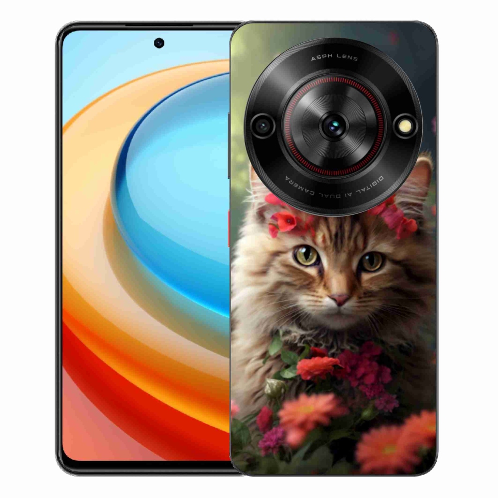 Gélový kryt mmCase na ZTE Blade A75 - mačacia princezná