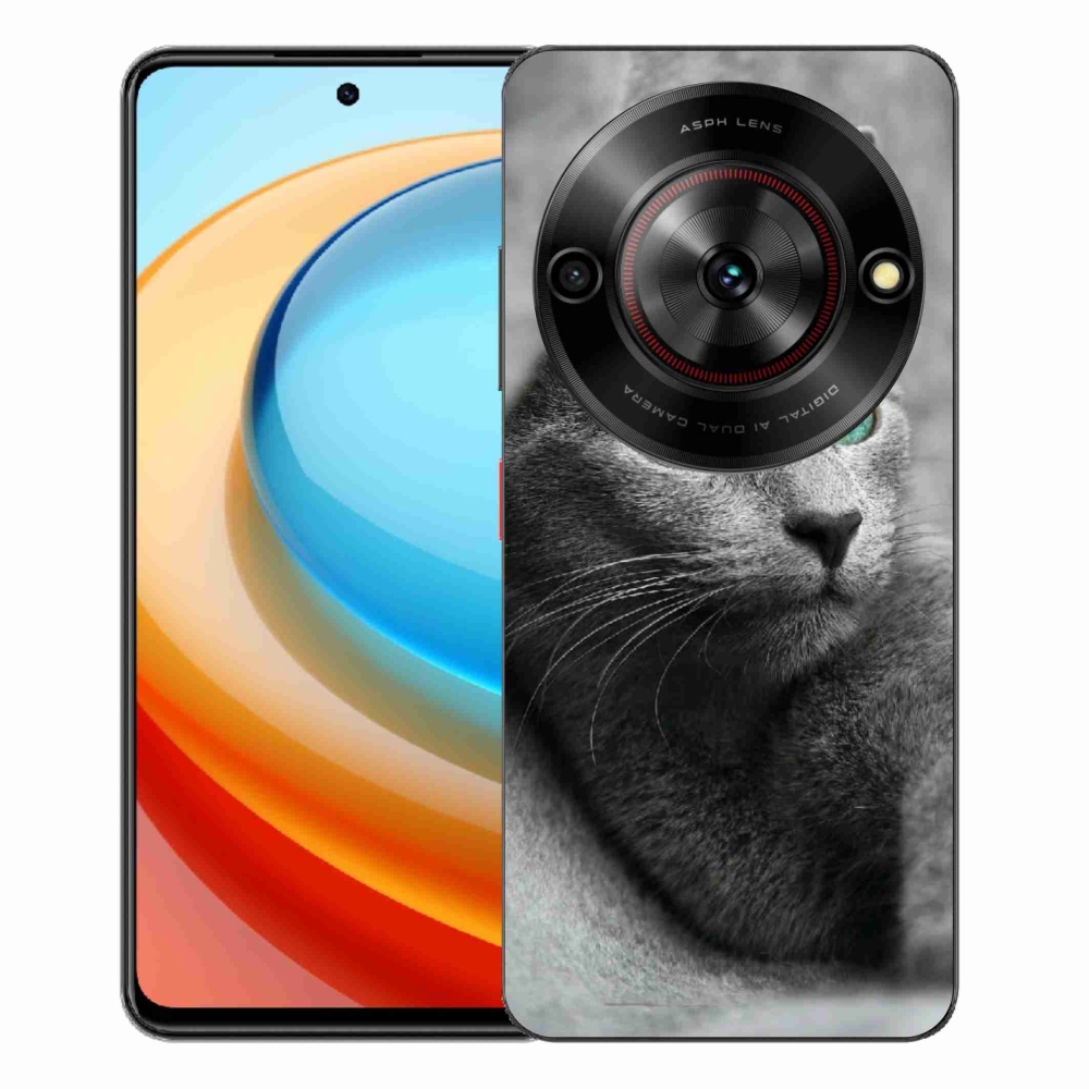 Gélový kryt mmCase na ZTE Blade A75 - mačka 2