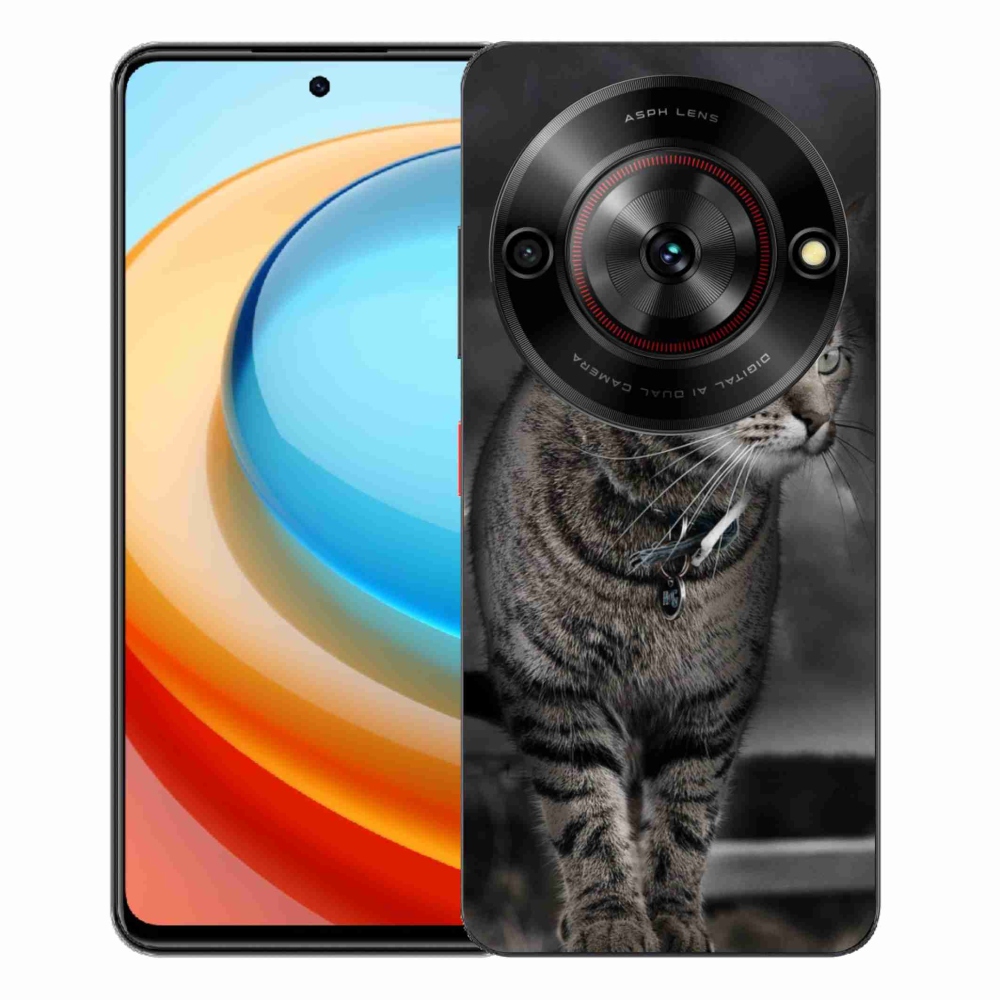 Gélový kryt mmCase na ZTE Blade A75 - mačka