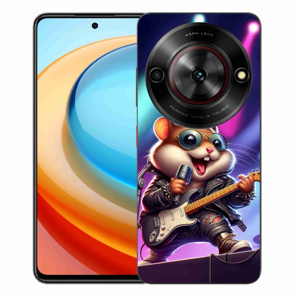 Gélový kryt mmCase na ZTE Blade A75 - škrečok rocker