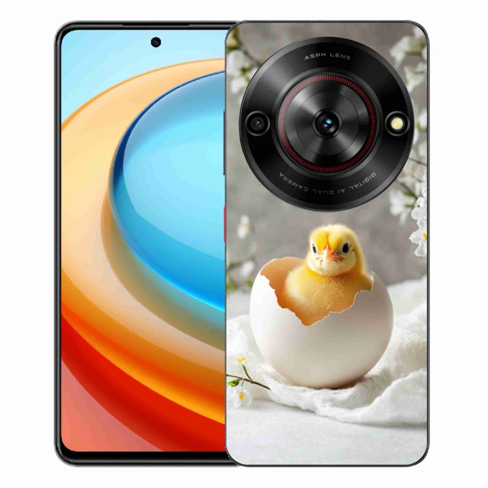 Gélový kryt mmCase na ZTE Blade A75 - kuriatko