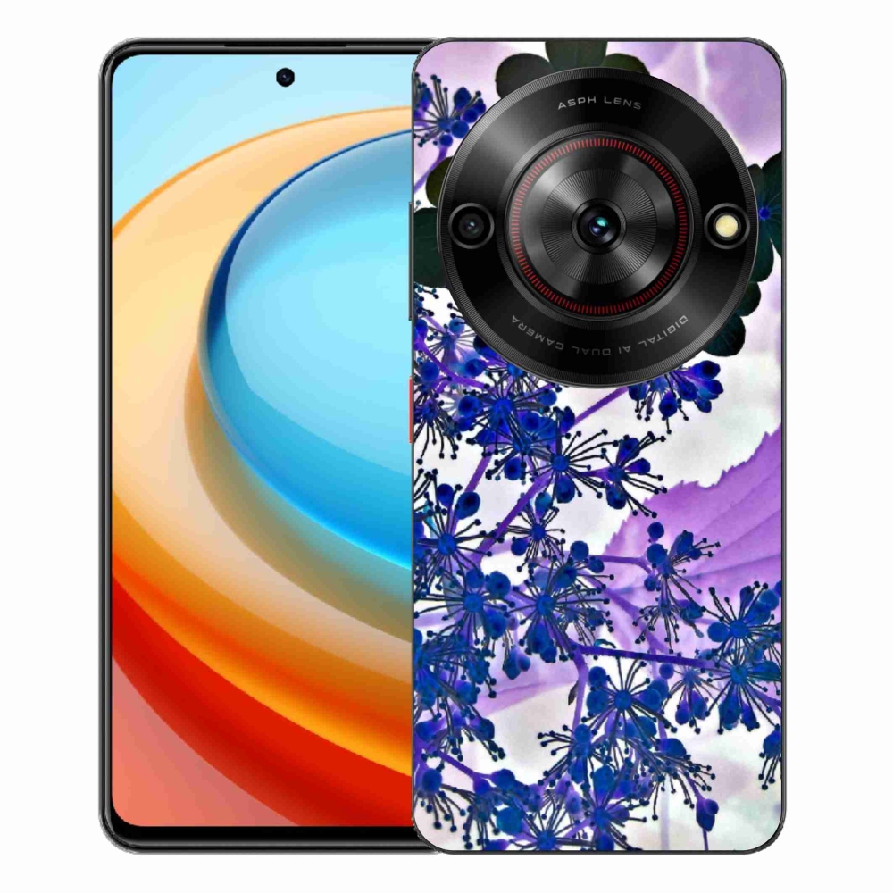 Gélový kryt mmCase na ZTE Blade A75 - kvet hortenzie