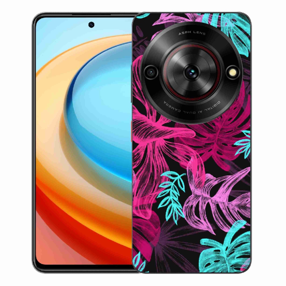 Gélový kryt mmCase na ZTE Blade A75 - kvety 1