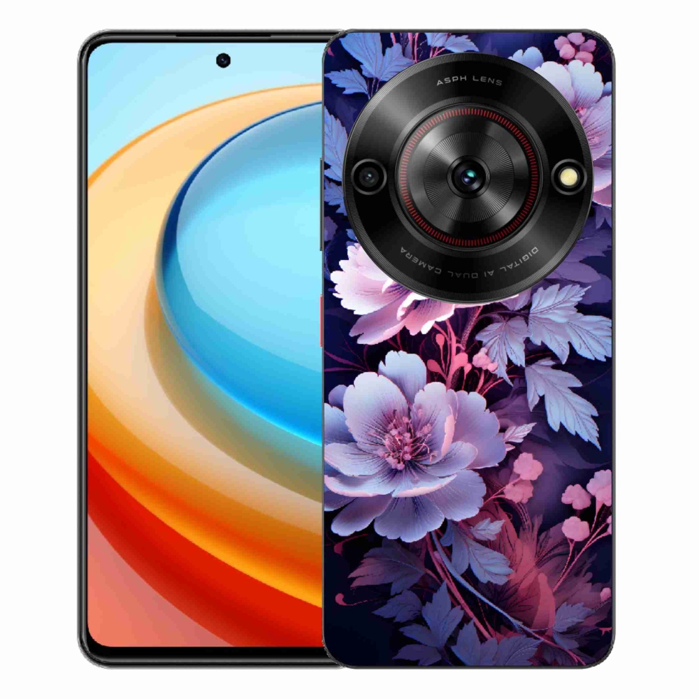 Gélový kryt mmCase na ZTE Blade A75 - kvety 11