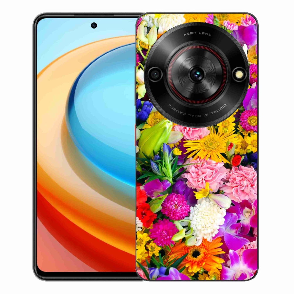 Gélový kryt mmCase na ZTE Blade A75 - kvety 12