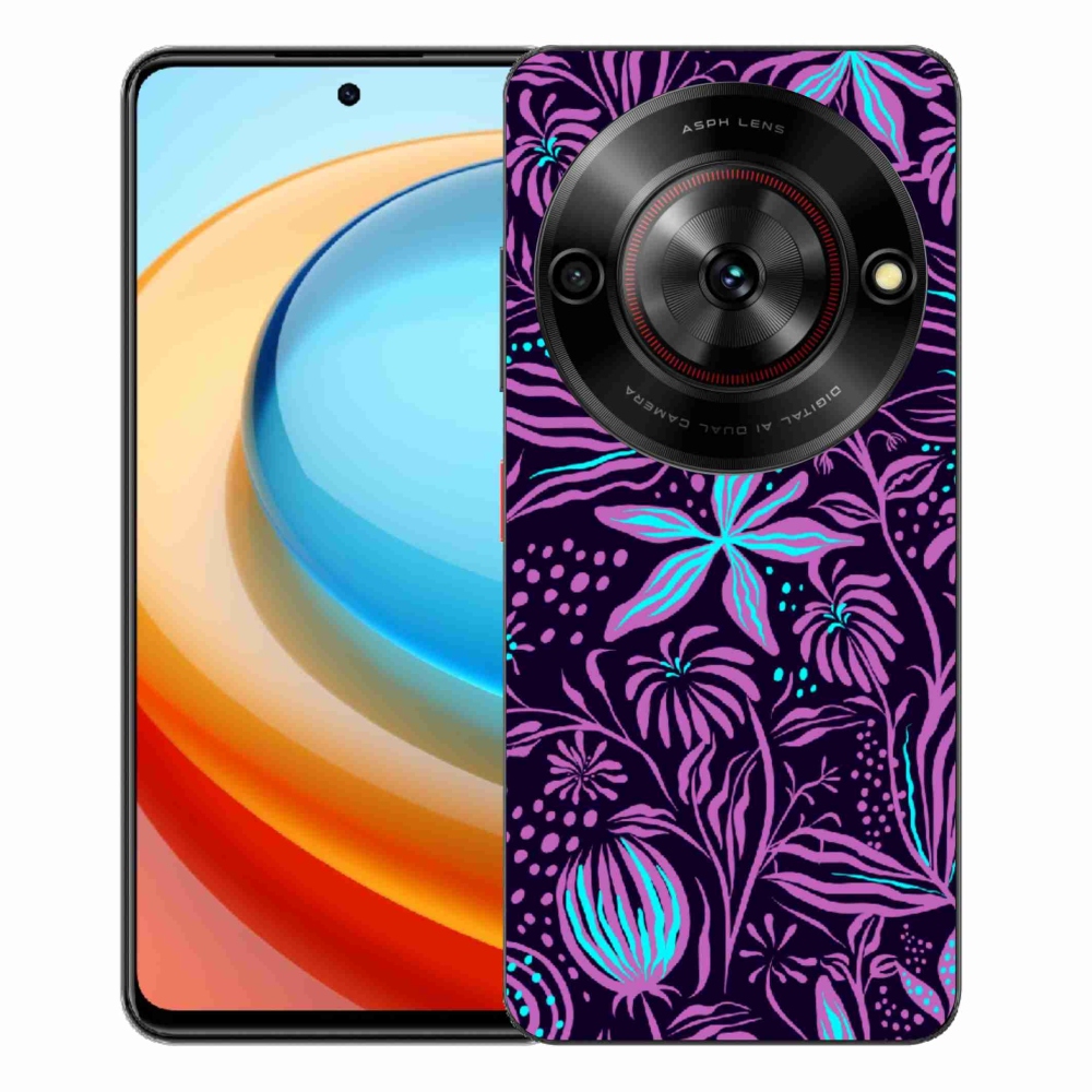 Gélový kryt mmCase na ZTE Blade A75 - kvety 2
