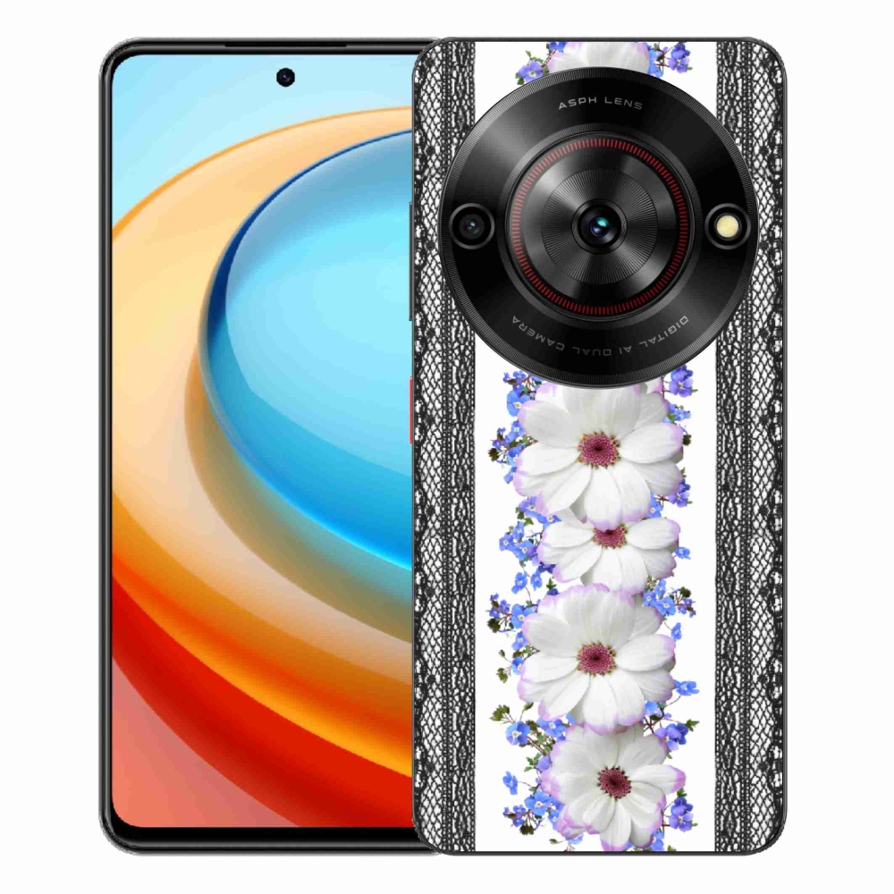 Gélový kryt mmCase na ZTE Blade A75 - kvety 8