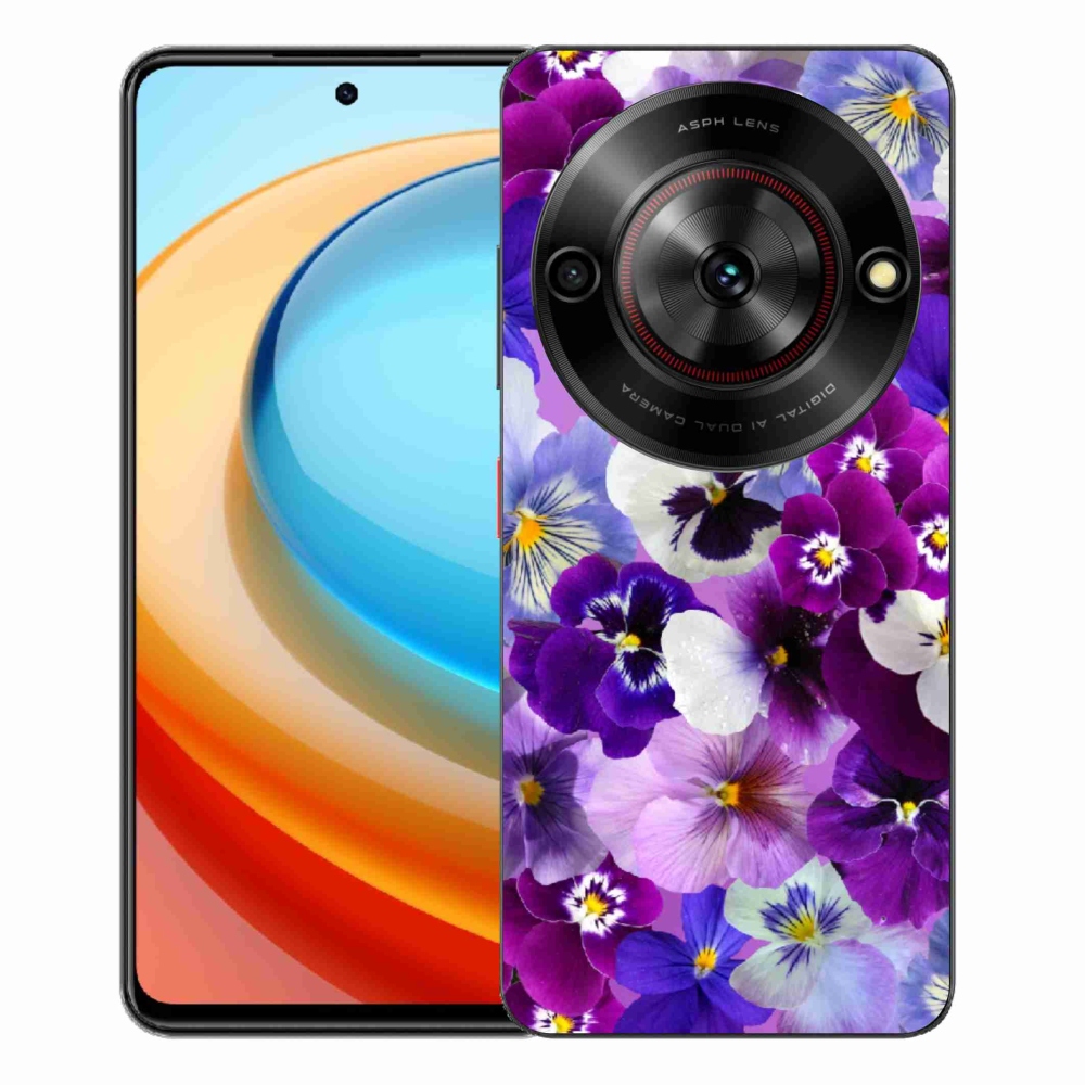 Gélový kryt mmCase na ZTE Blade A75 - kvety 9