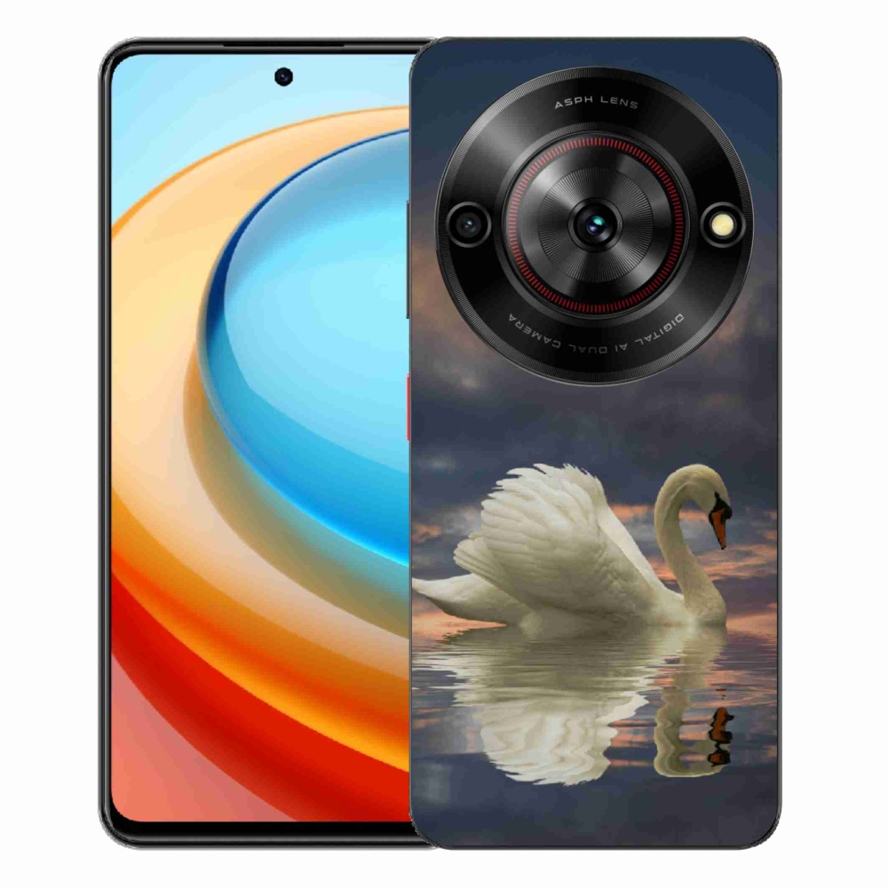 Gélový kryt mmCase na ZTE Blade A75 - labuť