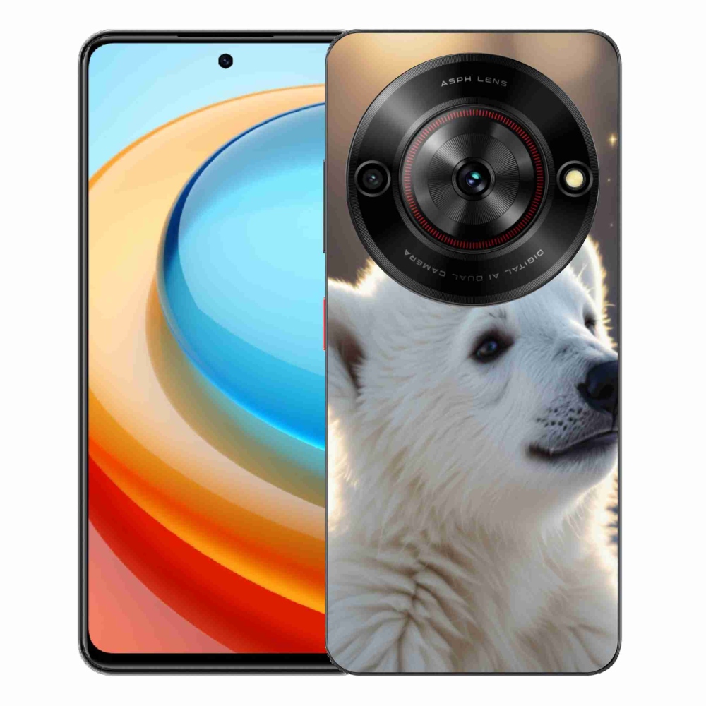 Gélový kryt mmCase na ZTE Blade A75 - ľadový medveď