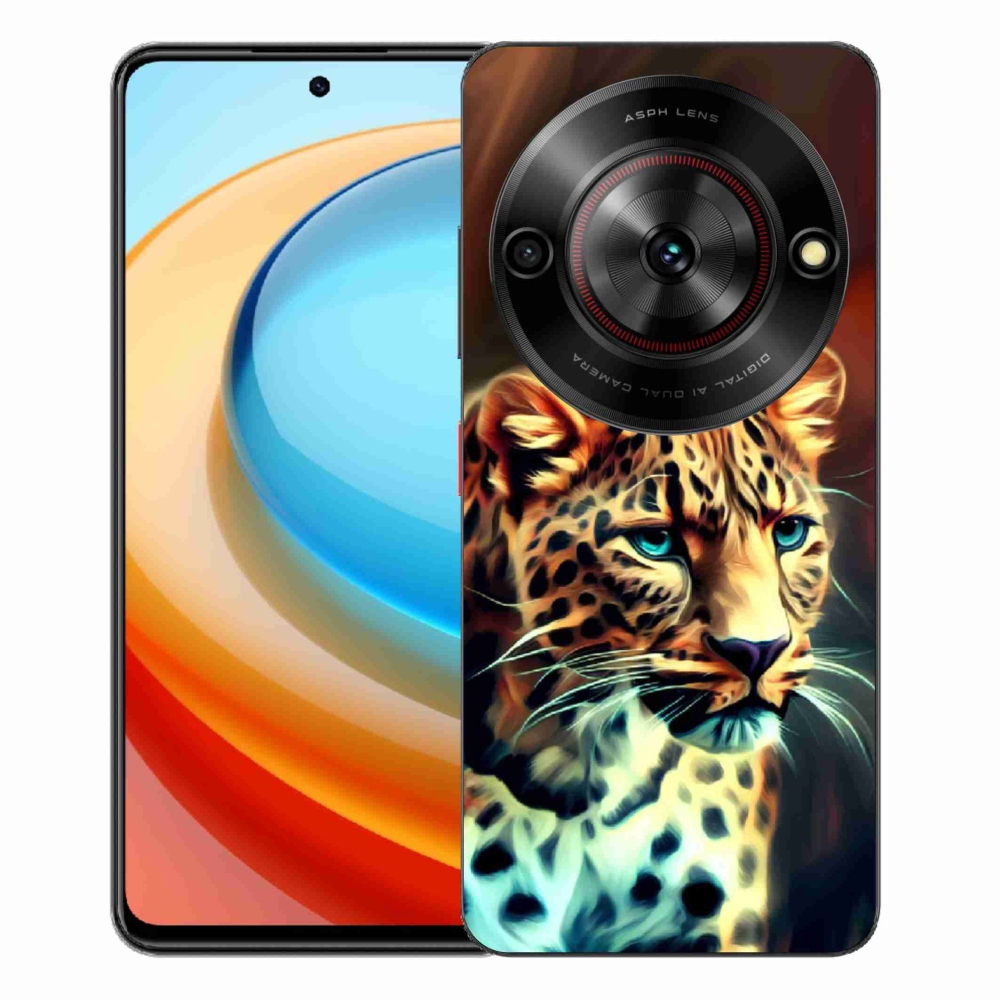 Gélový kryt mmCase na ZTE Blade A75 - leopard