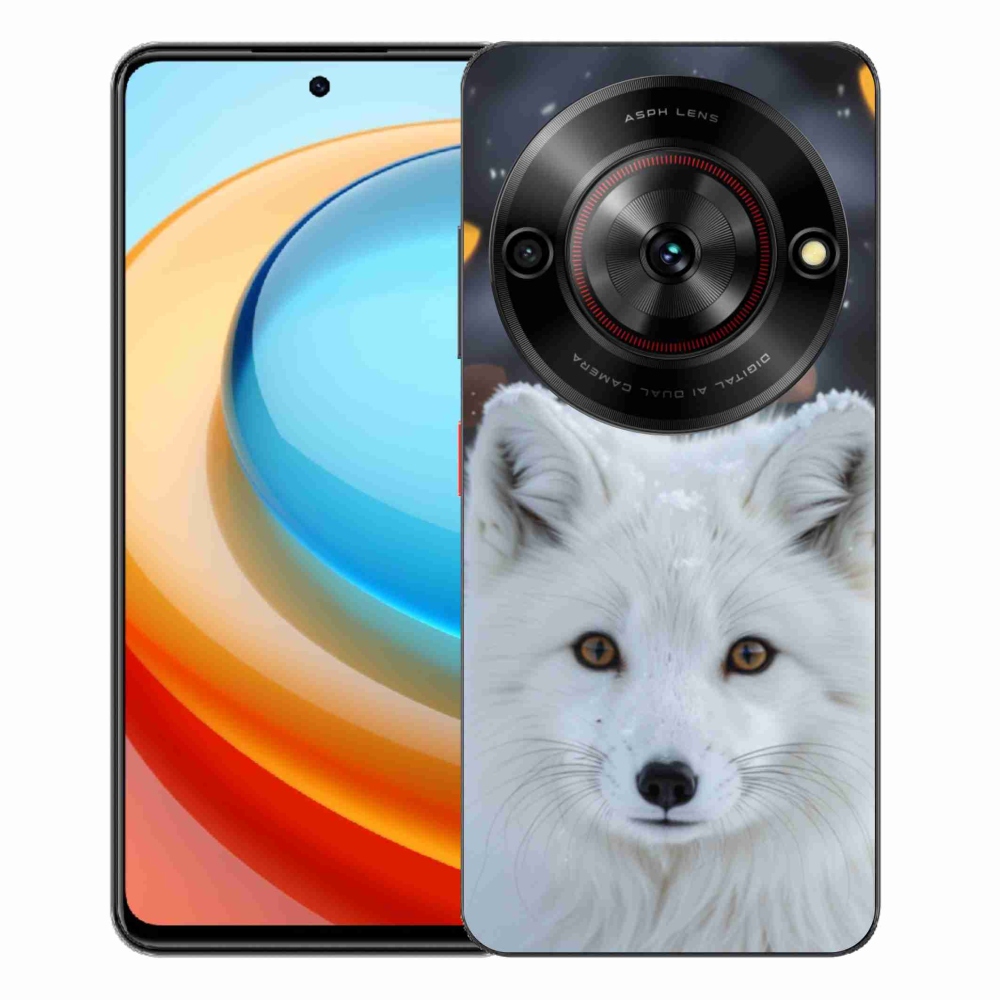 Gélový kryt mmCase na ZTE Blade A75 - líška polárna