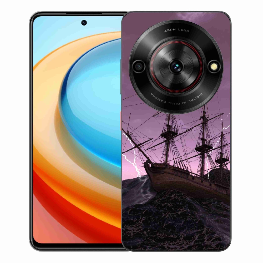 Gélový kryt mmCase na ZTE Blade A75 - loď v búrke