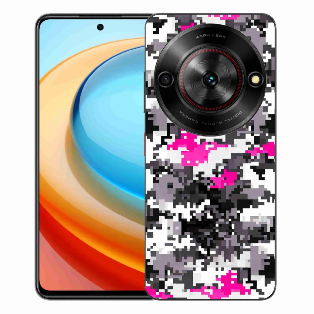 Gélový kryt mmCase na ZTE Blade A75 - maskáčový vzor 4