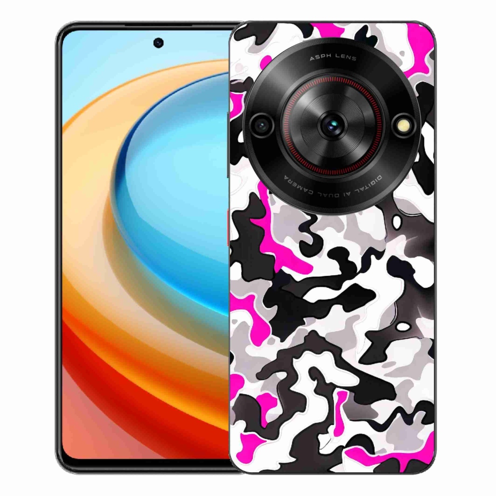 Gélový kryt mmCase na ZTE Blade A75 - maskáčový vzor 5