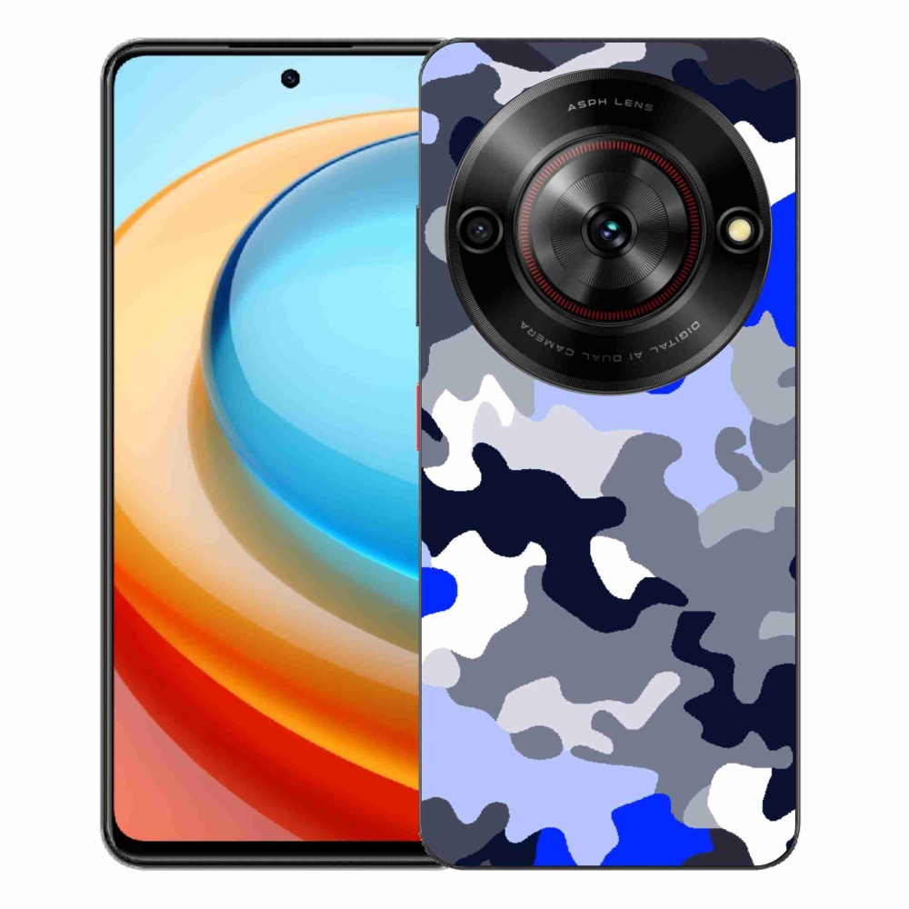 Gélový kryt mmCase na ZTE Blade A75 - maskáčový vzor 8