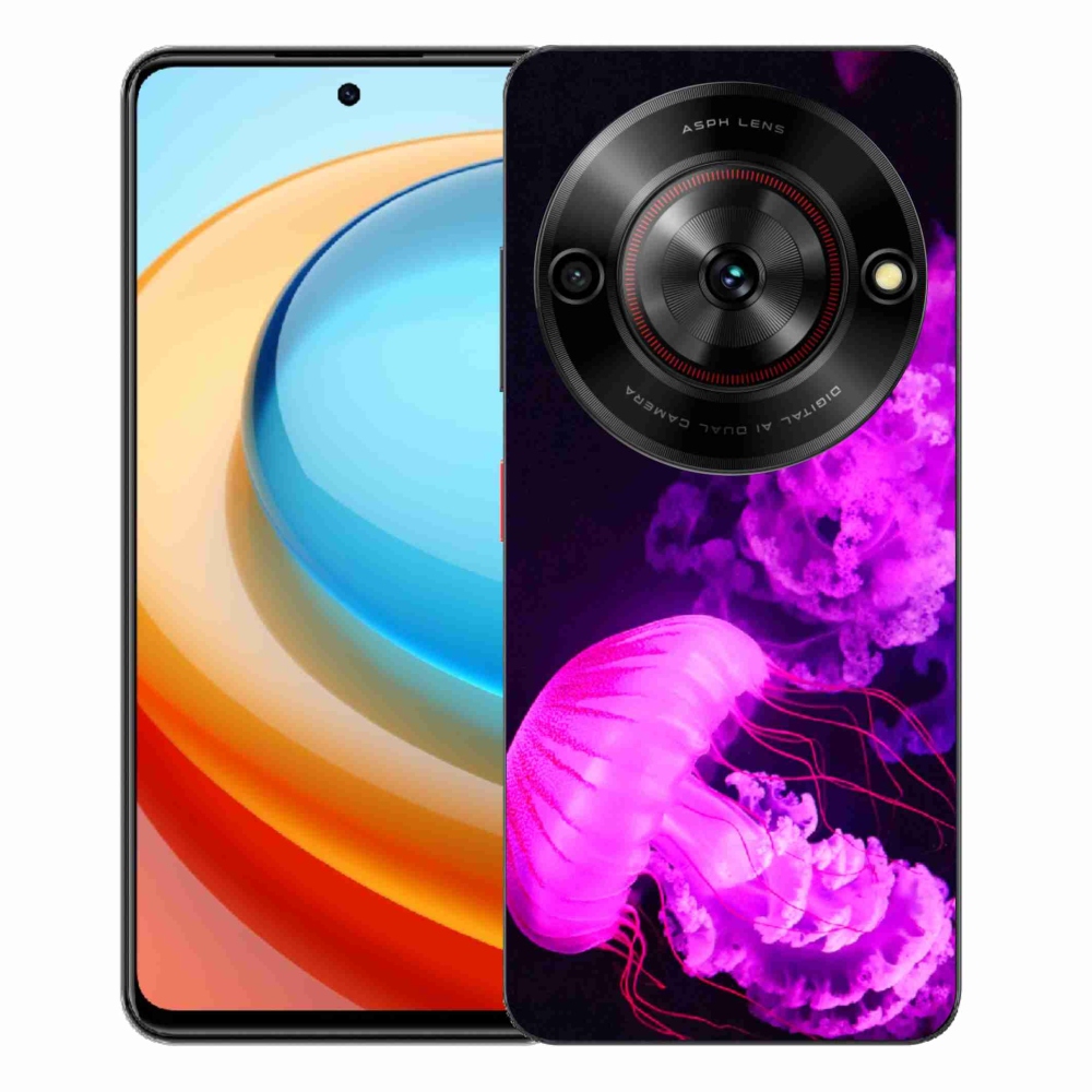 Gélový kryt mmCase na ZTE Blade A75 - medúza 1