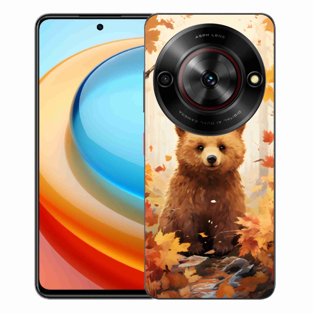 Gélový kryt mmCase na ZTE Blade A75 - medveď v lese