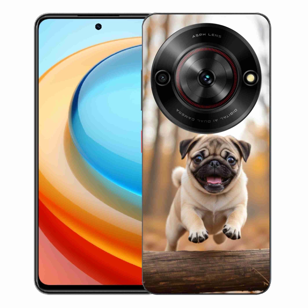 Gélový kryt mmCase na ZTE Blade A75 - mops 2