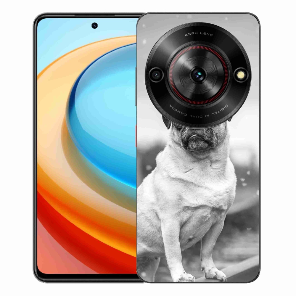 Gélový kryt mmCase na ZTE Blade A75 - mops