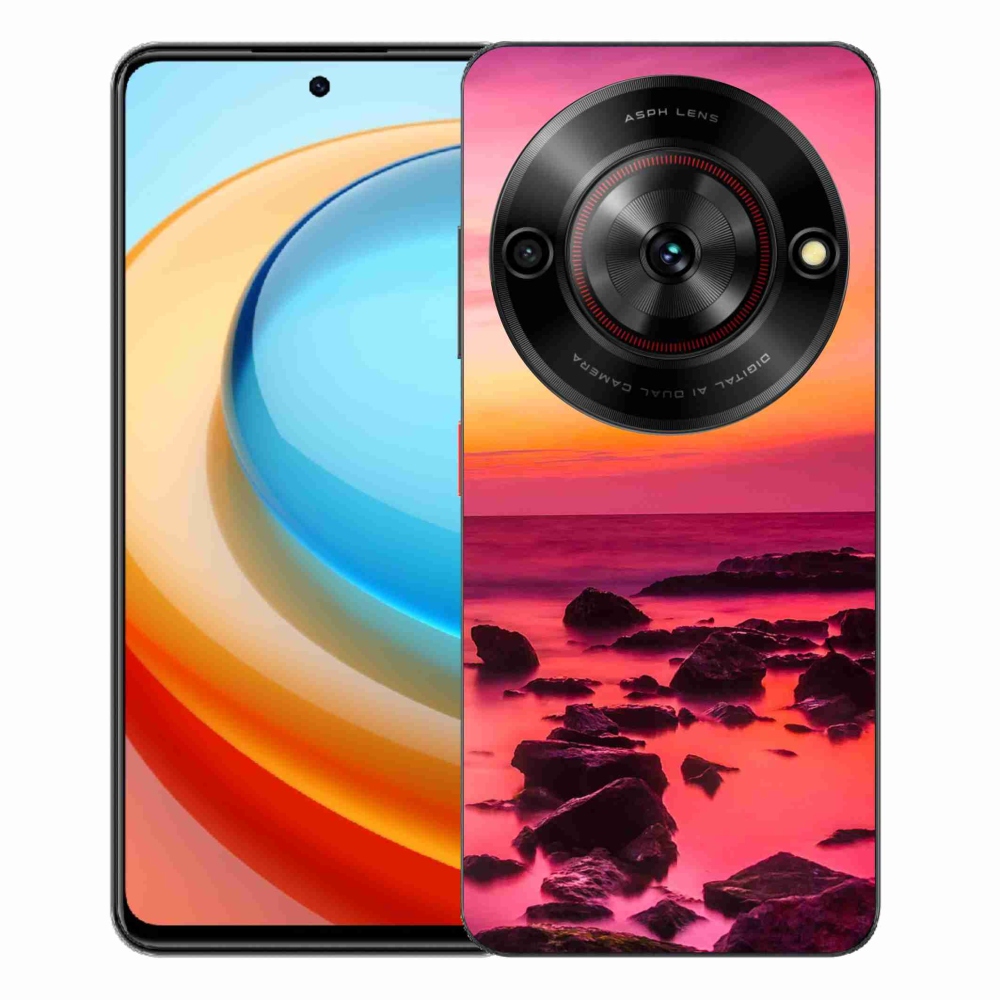 Gélový kryt mmCase na ZTE Blade A75 - more a žiara