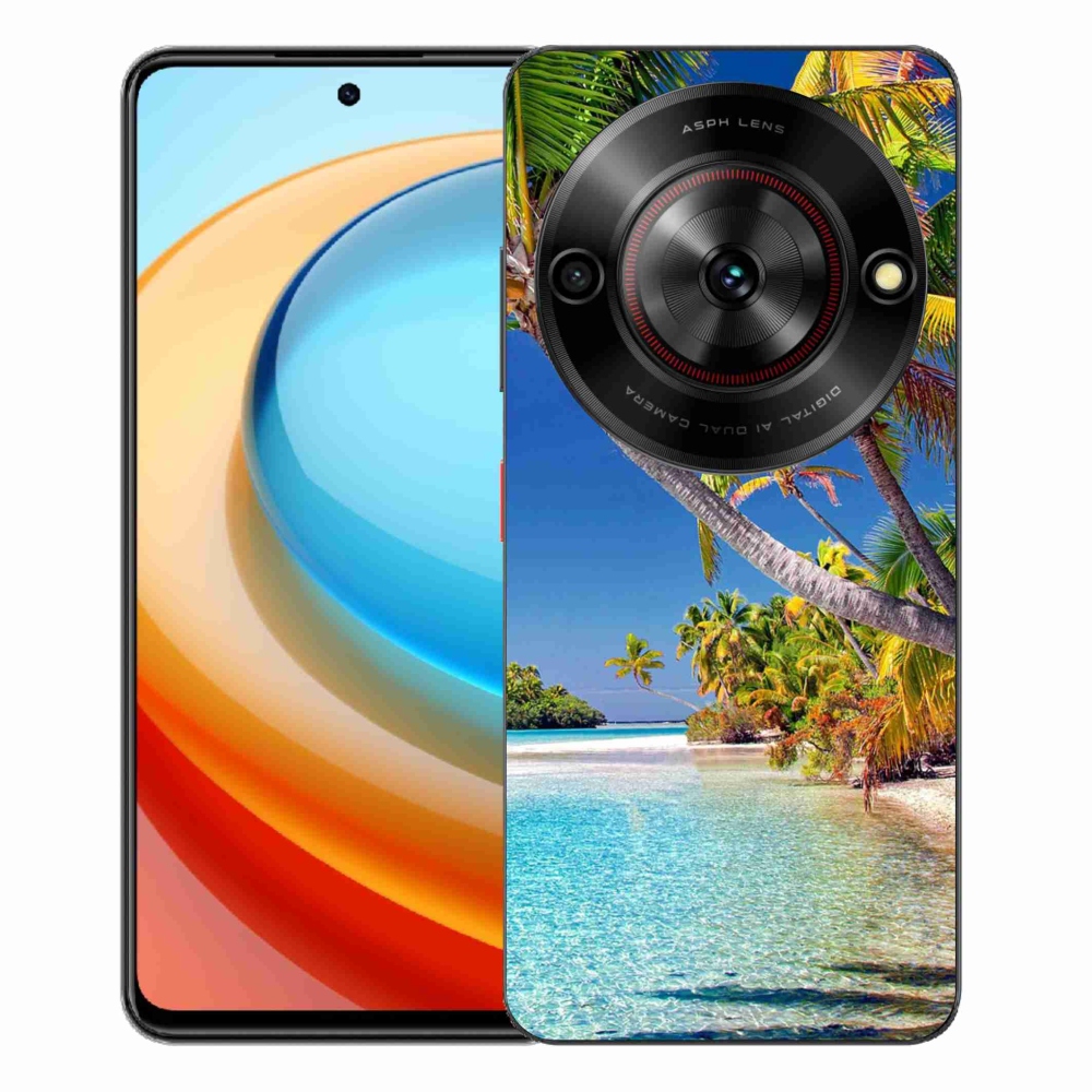 Gélový kryt mmCase na ZTE Blade A75 - morská pláž