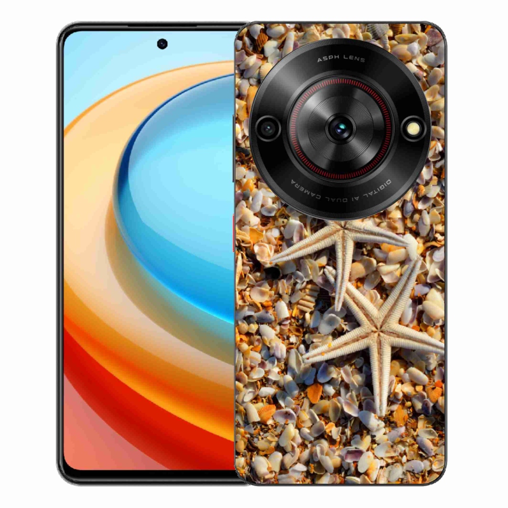 Gélový kryt mmCase na ZTE Blade A75 - morské hviezdice