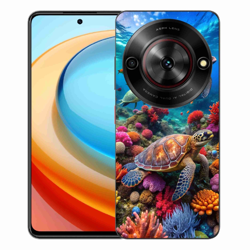 Gélový kryt mmCase na ZTE Blade A75 - morský svet 2