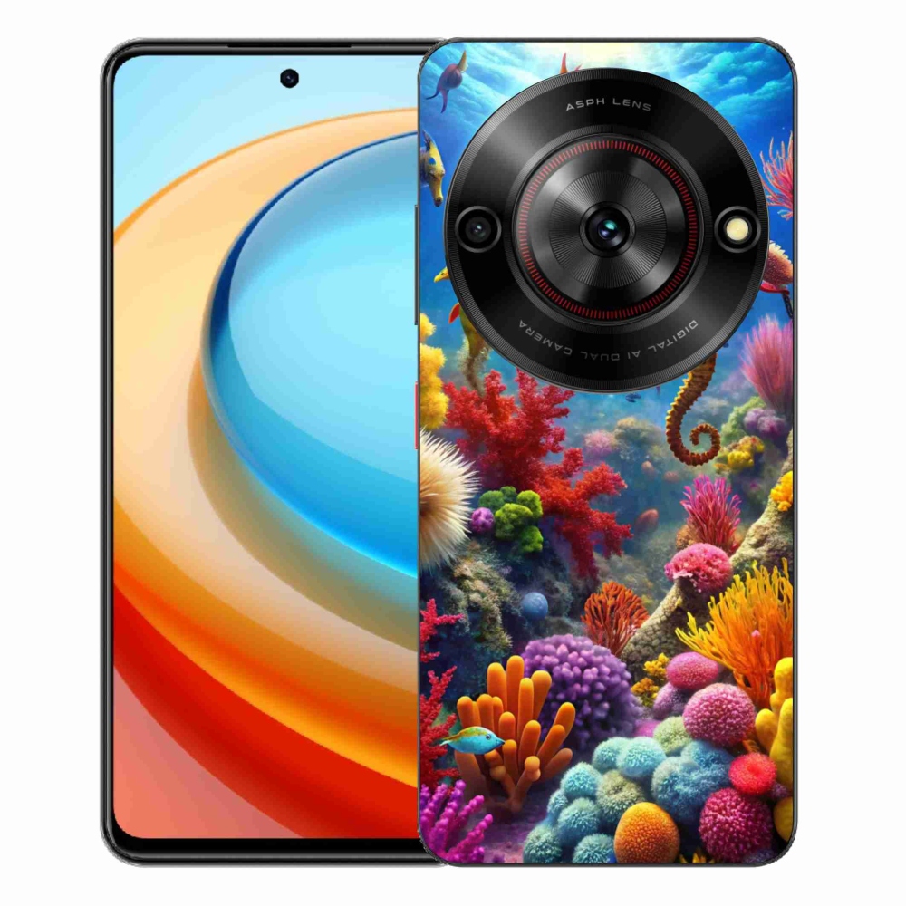Gélový kryt mmCase na ZTE Blade A75 - morský svet 3