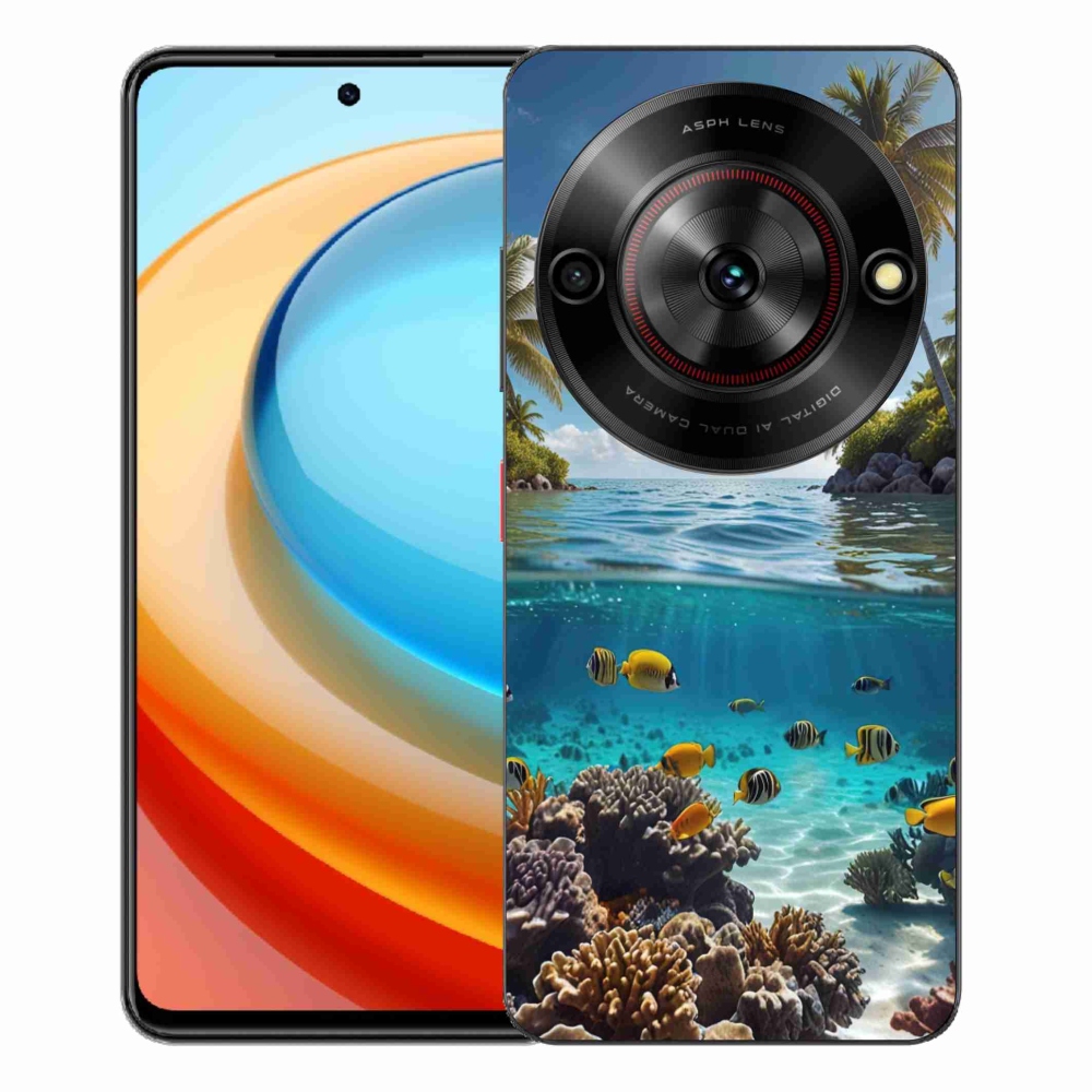 Gélový kryt mmCase na ZTE Blade A75 - morský svet 4