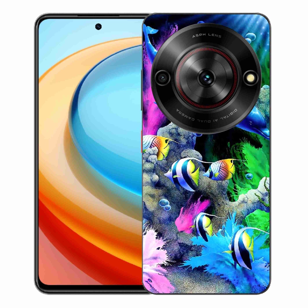 Gélový kryt mmCase na ZTE Blade A75 - morský svet