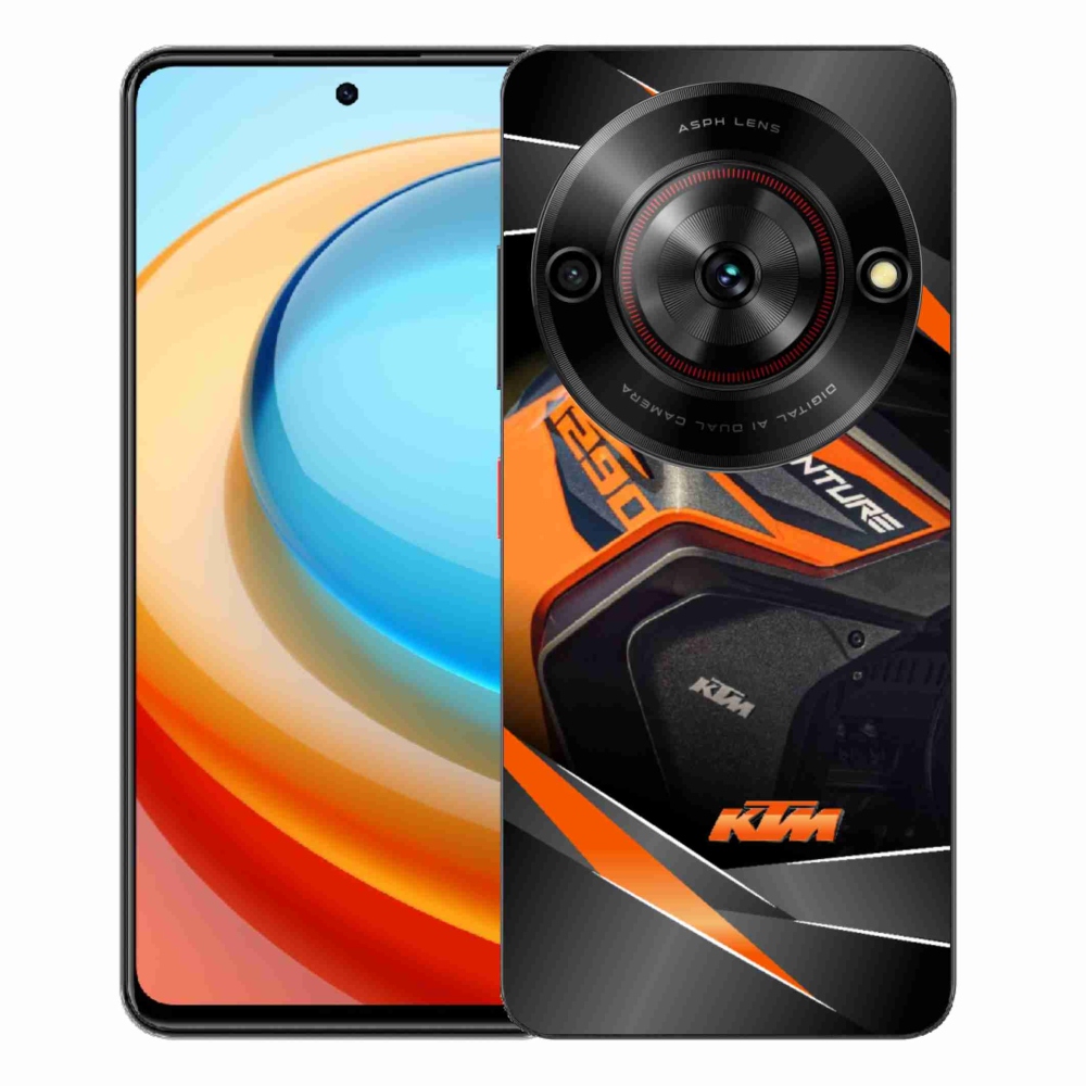Gélový kryt mmCase na ZTE Blade A75 - motorka ktm
