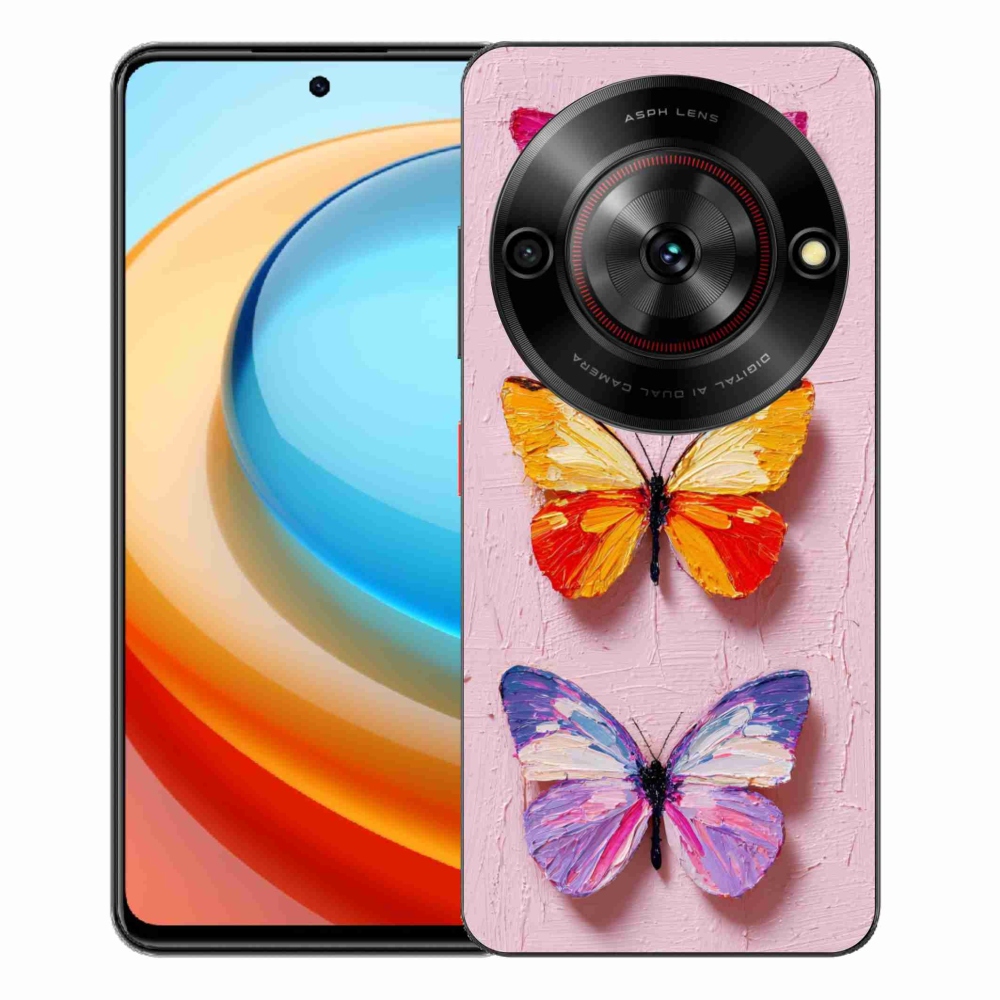 Gélový kryt mmCase na ZTE Blade A75 - motýlia trojica