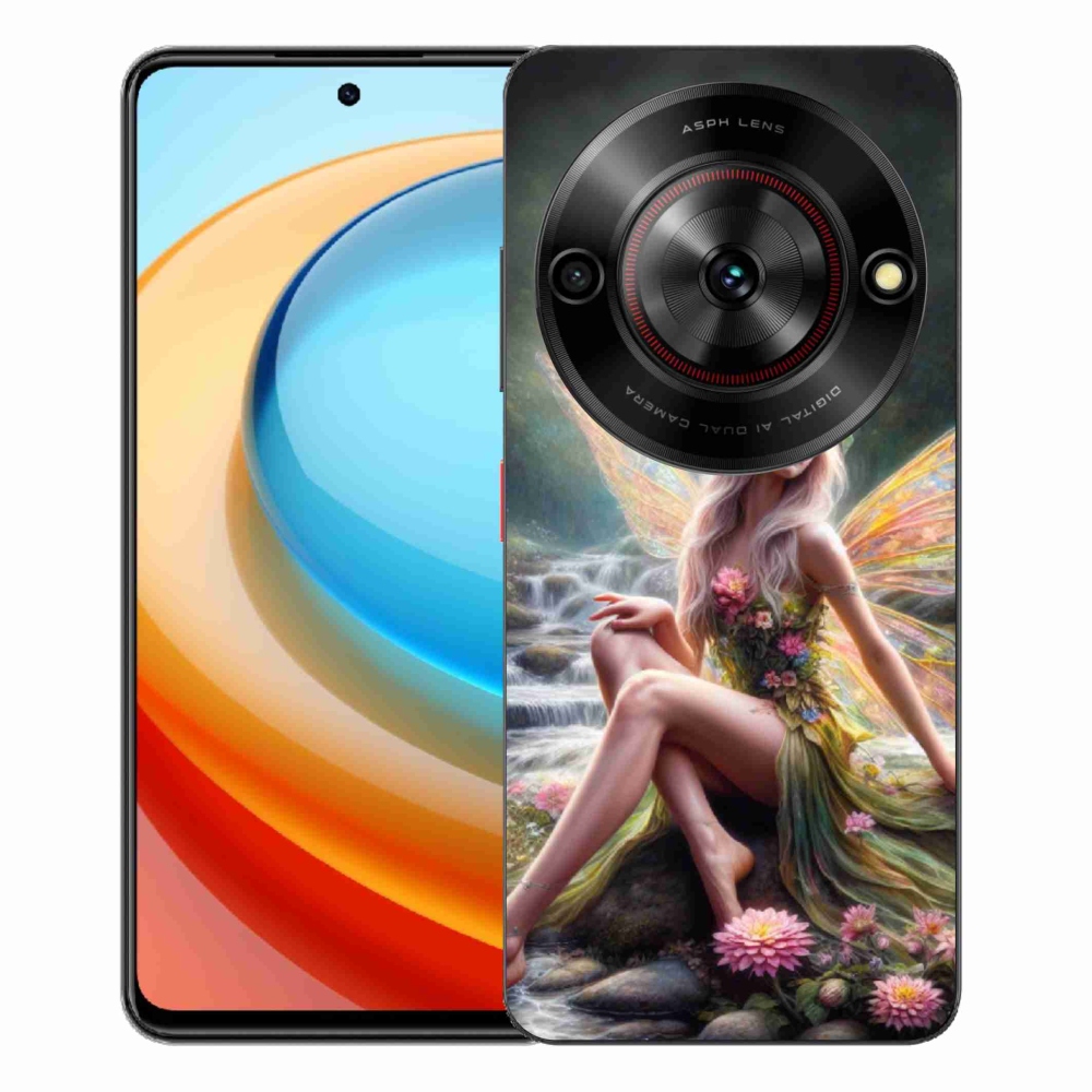 Gélový kryt mmCase na ZTE Blade A75 - motýlia žena 1